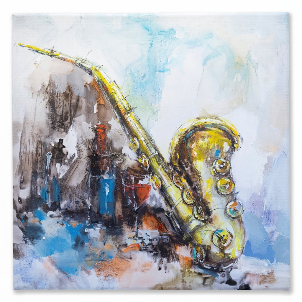THE TRUMPET Traditional Stretched Canvas Print