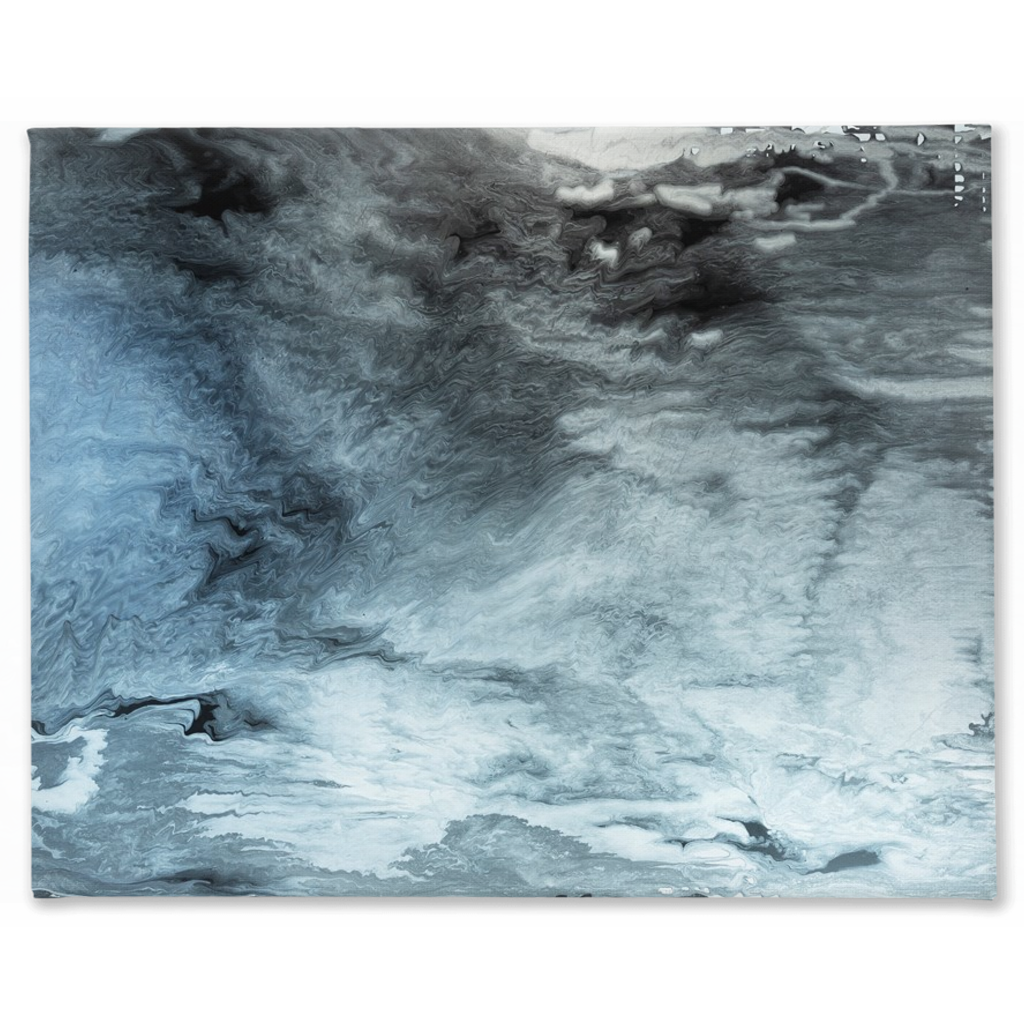 BAD MOOD Traditional Stretched Canvas Print