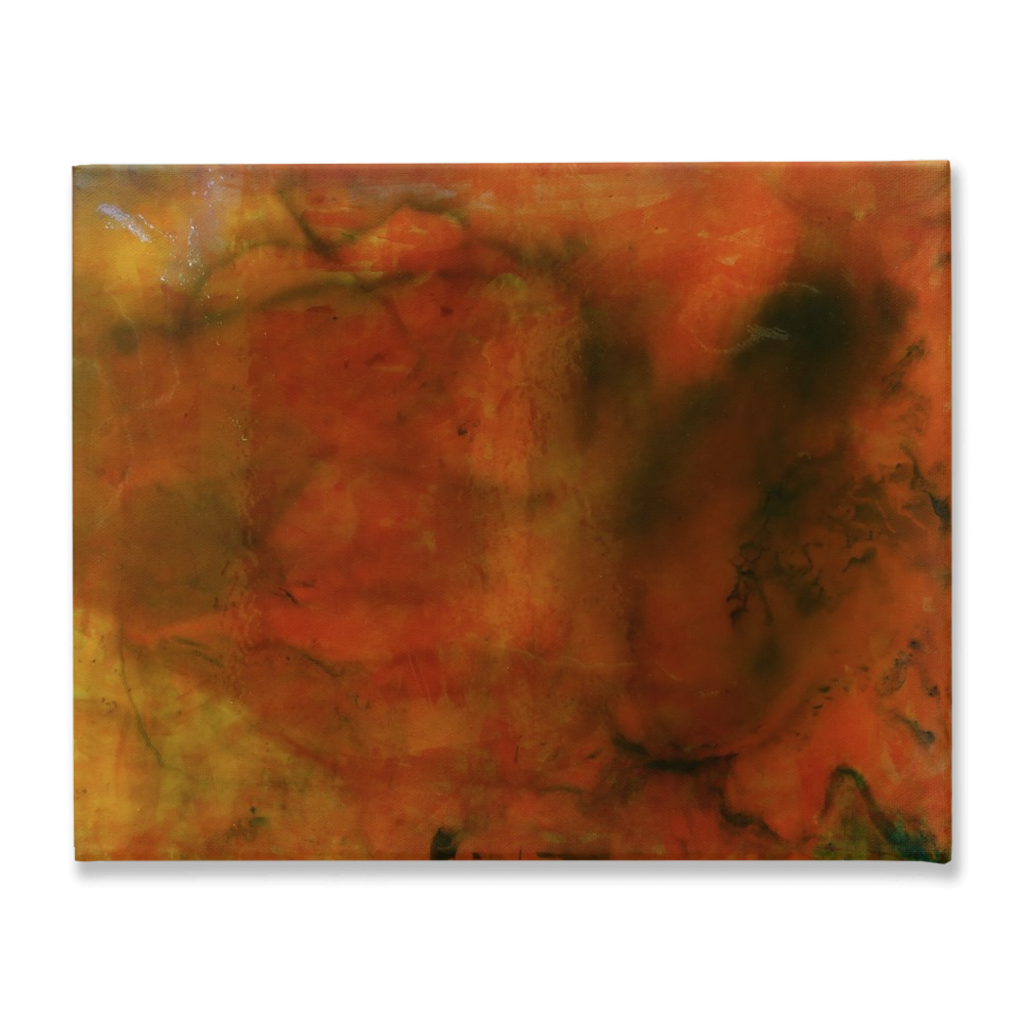 "PROFONDO NEL PENSIERO" Traditional Stretched Canvas Print