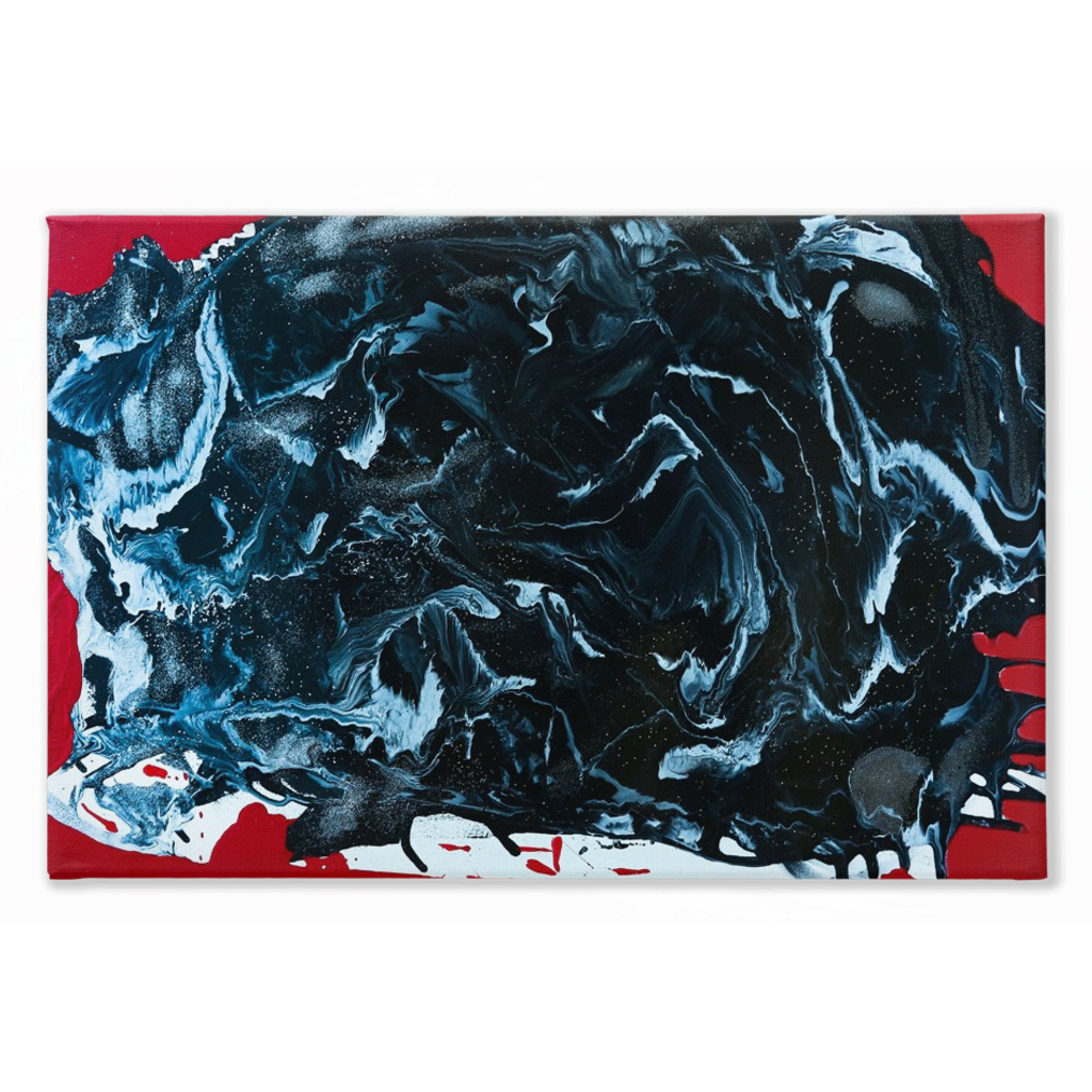 “BULL’S EVIDENCE” Traditional Stretched Canvas Print